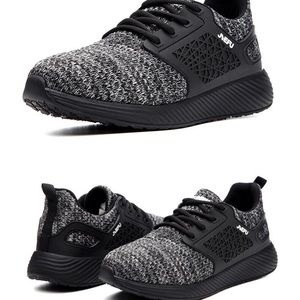 Men’s safety shoes with steel toe work sneakers lightweight anti slip comfort